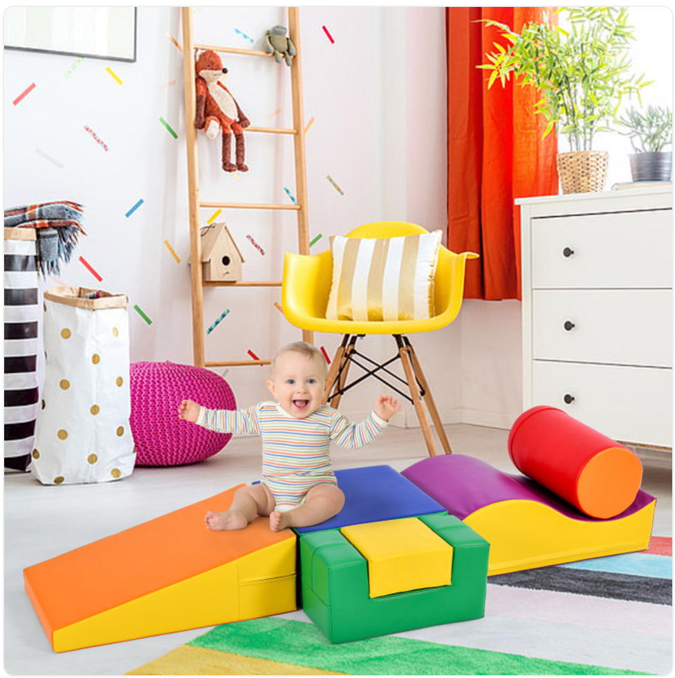 Multicolor 6-in-1 Kids' Foam Playset