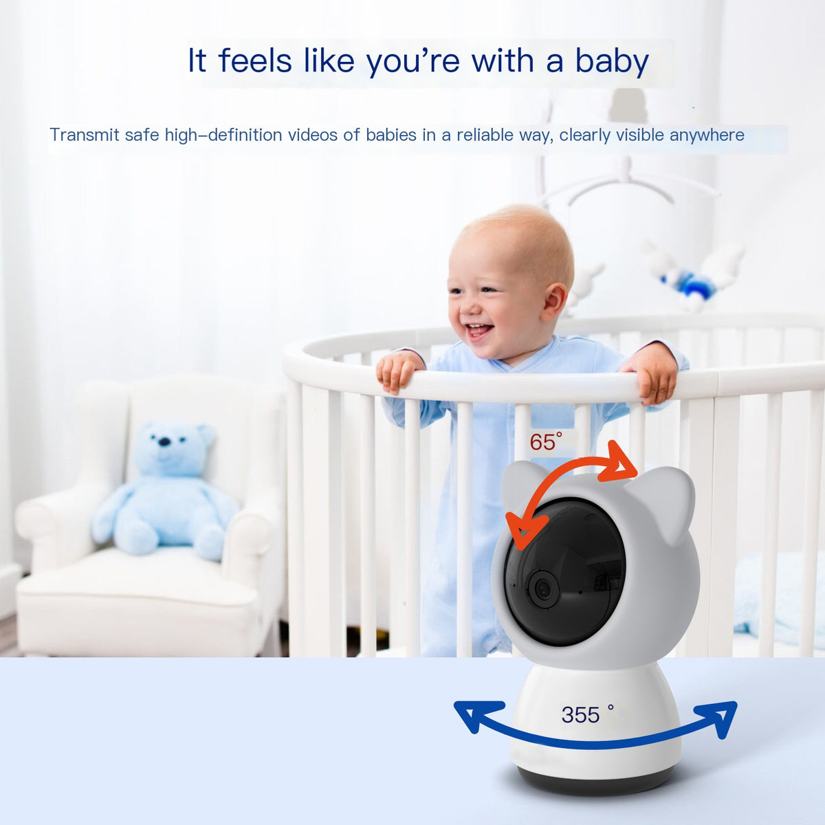 HD Vision 5-Inch Baby Monitor