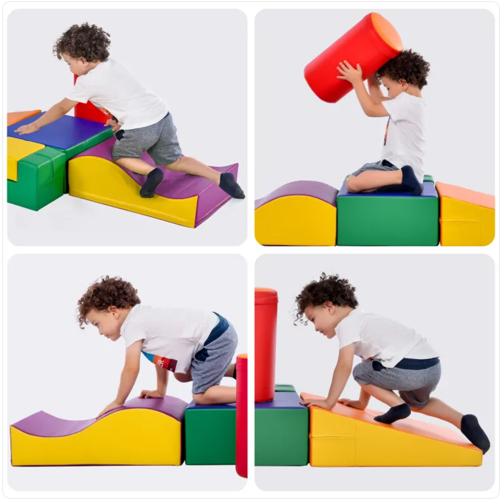 Multicolor 6-in-1 Kids' Foam Playset