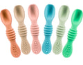 Infant Self-Feeding Silicone Spoons