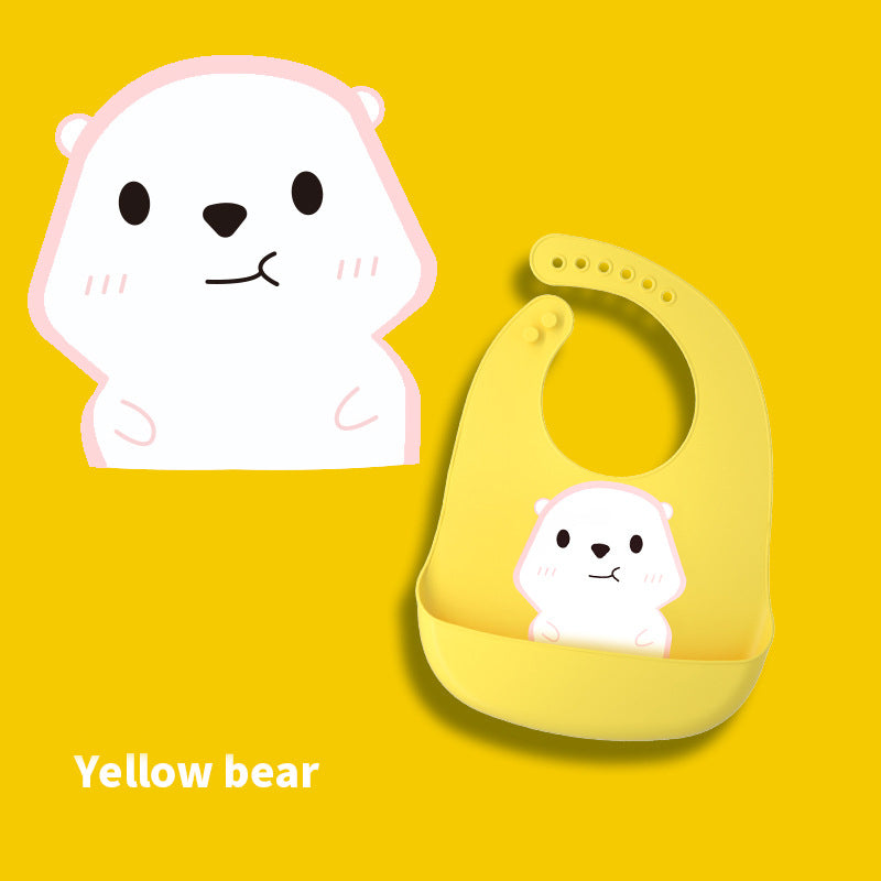 Silicone Baby Mess Catcher Bib