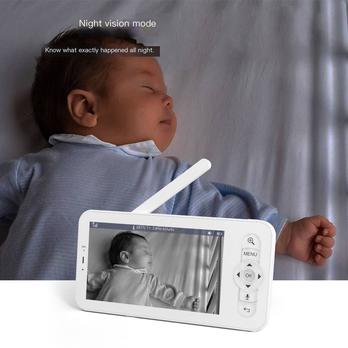 HD Vision 5-Inch Baby Monitor